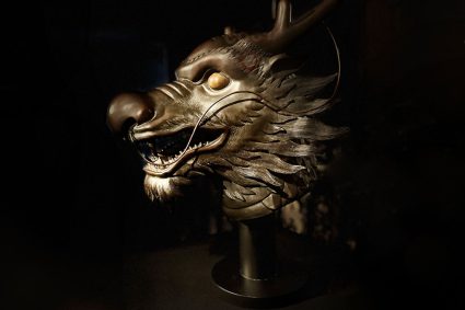 Dragon Head (replica), Qianlong Period, Qing dynasty (1736-1795) Bronze), Zodiac Heads