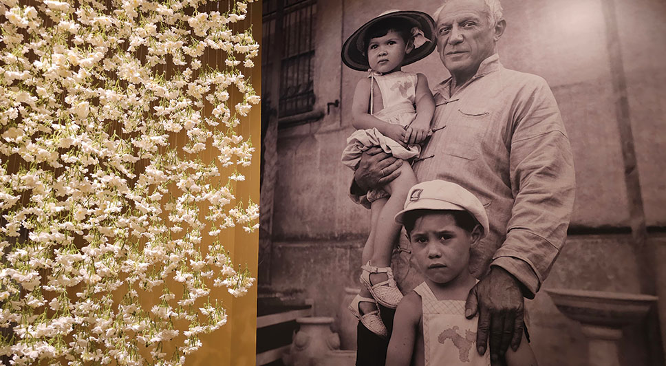 Picasso with his children Paloma and Claude: Picasso: Beauty & Drama