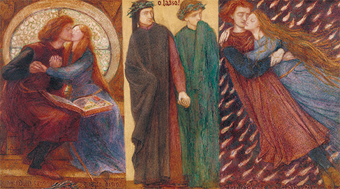 Paolo and Francesca da Rimini
Dante Gabriel Rossetti
1855 © Tate