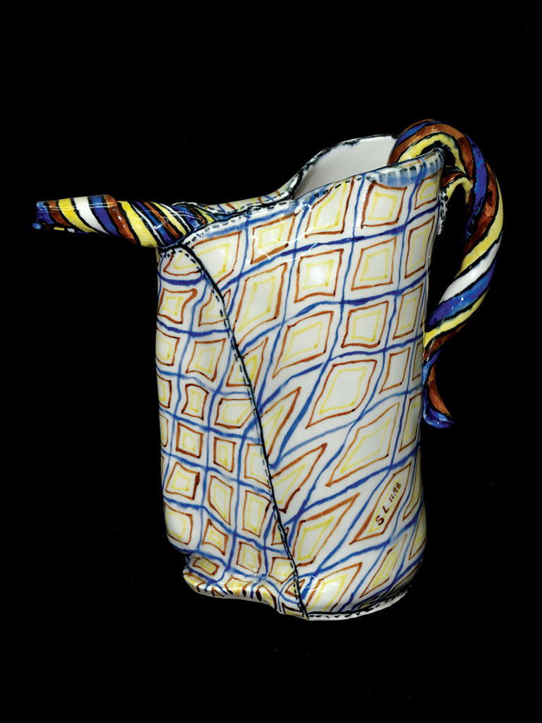 Silk Scarf Jug, 1997, Solan Chiu