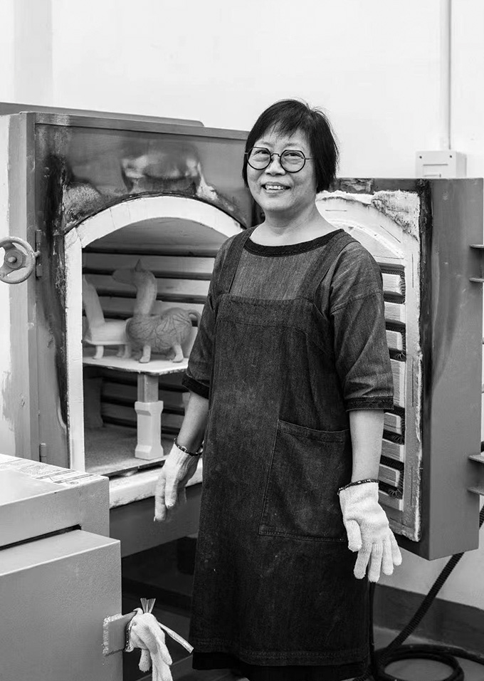 Solan Chiu at her studio. Photo credit: Zhou Sainan