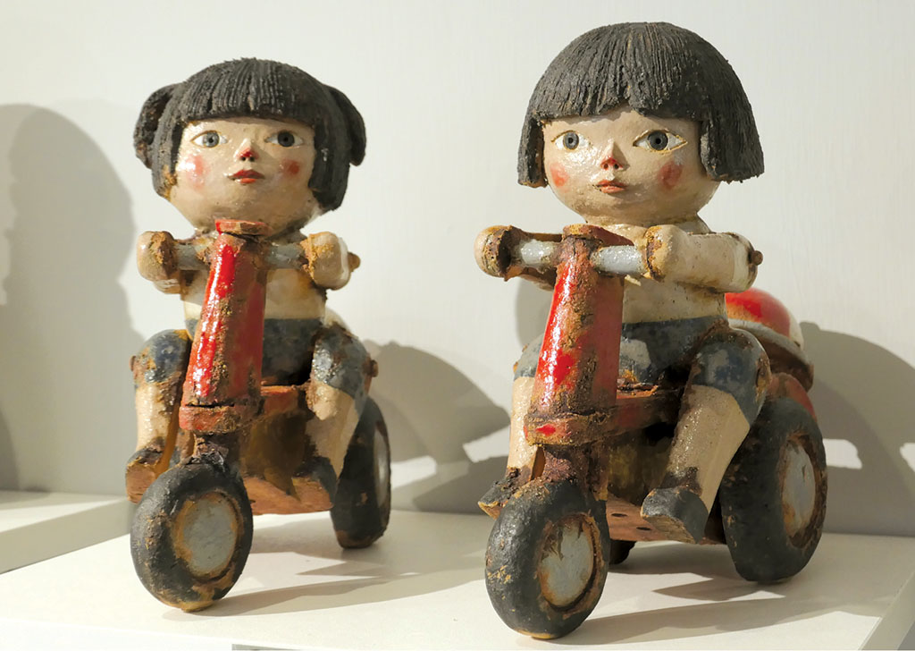 Three-Wheel Bike, Leo Tang, Ceramic, 2020, Chinese Ceramics