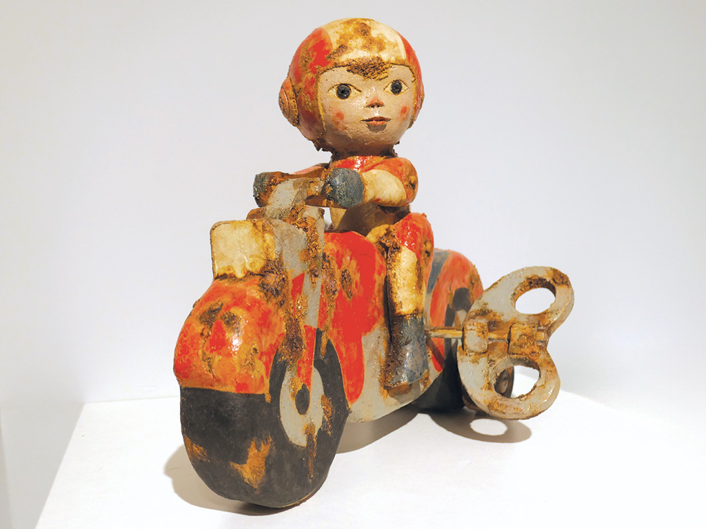 Racing Driver, Leo Tang Ceramic, 2021, Chinese Ceramics
