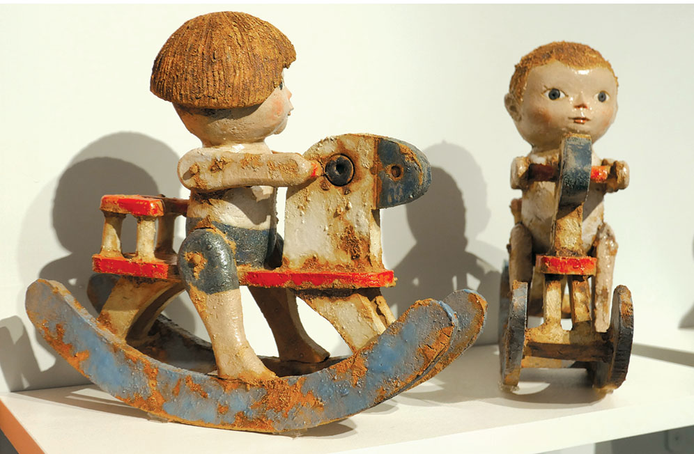 Riding Rocking Horse, Leo Tang Ceramic, 2021, Chinese Ceramics