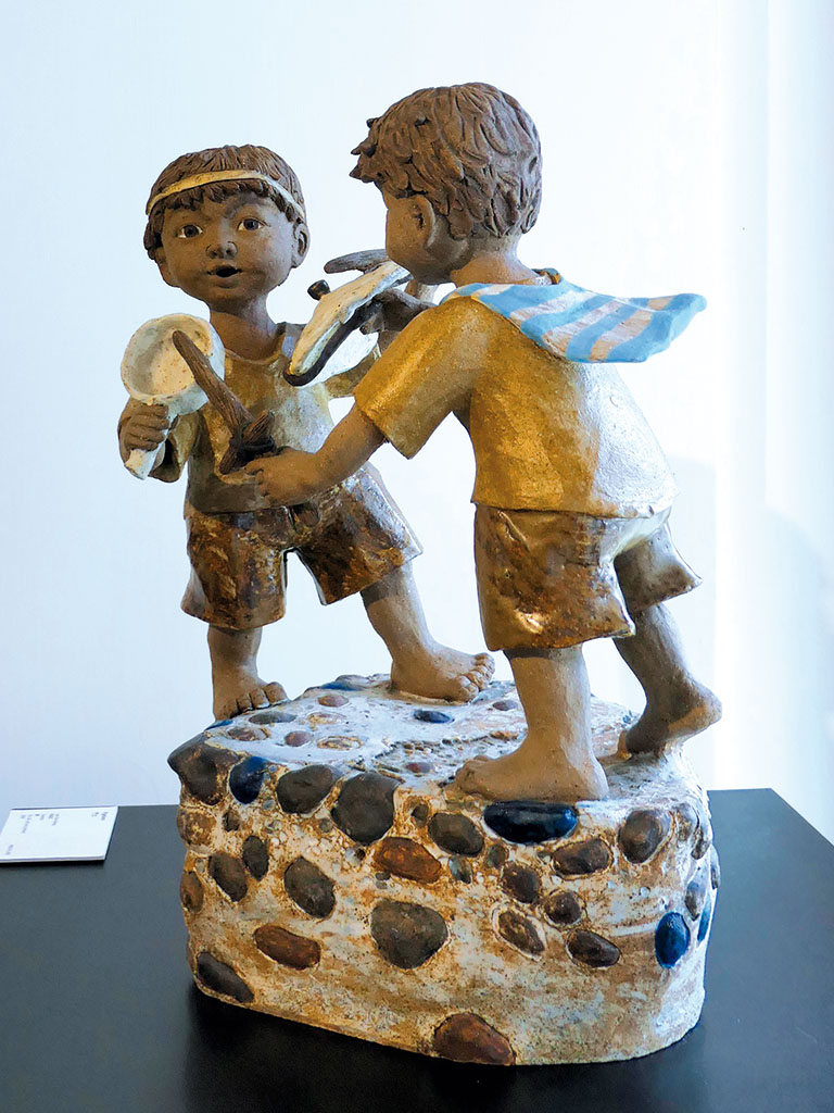Fighters, Lee Chin-Sheng Ceramic, 2009, Chinese Ceramics