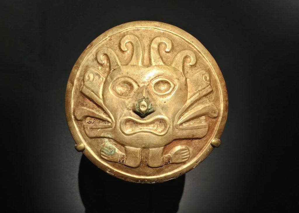 Bead, Peru, Moche, 3rd to 6th century, Gold, Gift and bequest of Alice K. Bache, 1974, 1977, The Metropolitan Museum of Art, New York, Global Jewellery