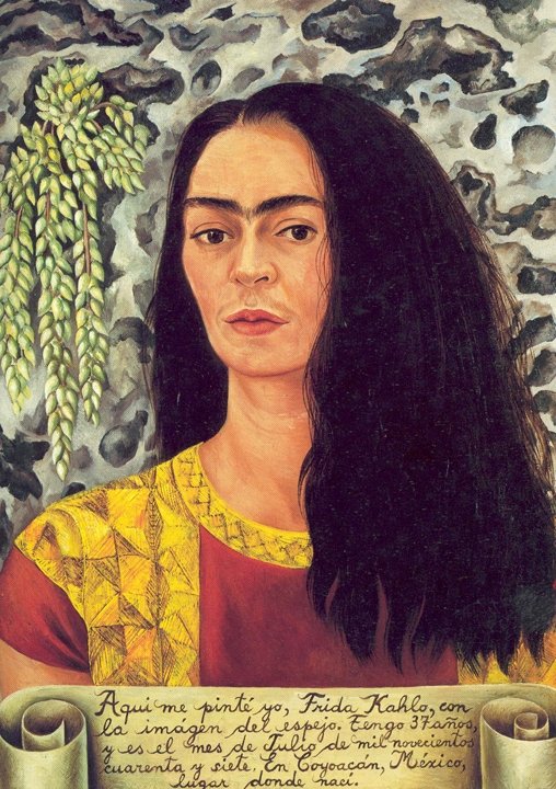 Self-Portrait with Loose Hair, 1946, Frida Kahlo, Top Picks Global Culture