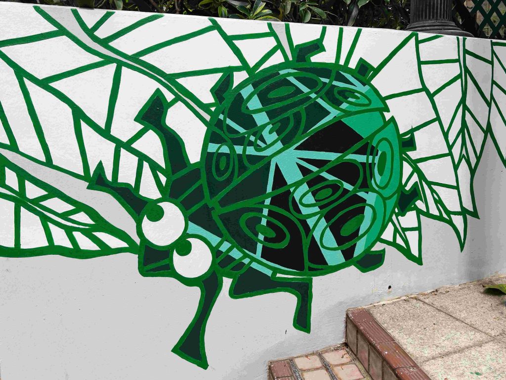 Tony Ip - Wa On Lane Sitting Out Area 1, HKWALLS 2026, Hong Kong street art