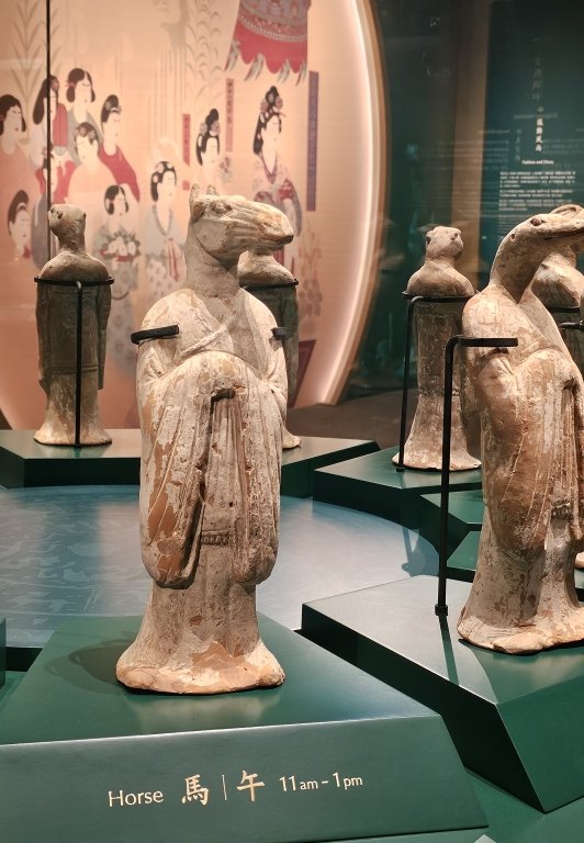 Twelve zodiac figurines (detail of horse), Tang dynasty, Sui Tang dynasty