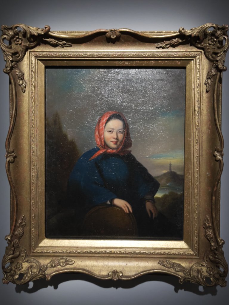 Portrait of a Chinese Sampan Girl Ah You, 1859, Lamqua, Oil on canvas, Proudly from Canton, Cantonese and Export Art, HKMoA